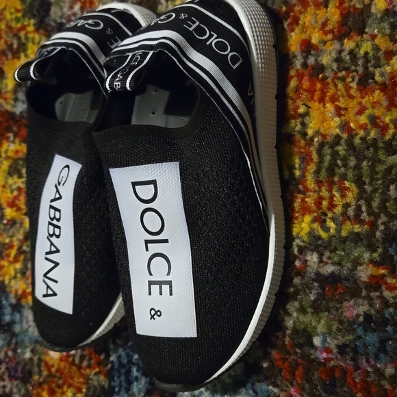 Dolce & Gabbana Black Kids Sneakers - Picture 4 of 9